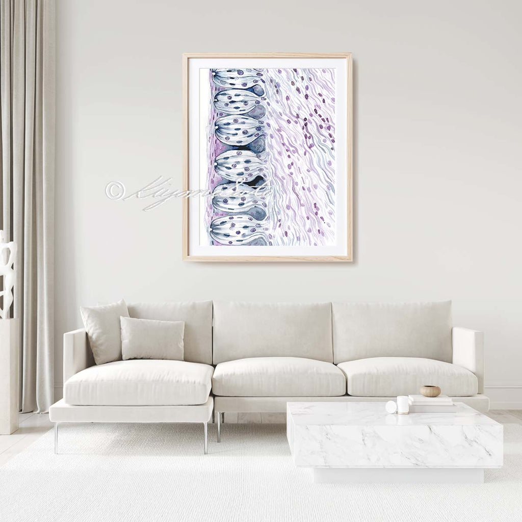 Taste Buds Histology Abstract Art