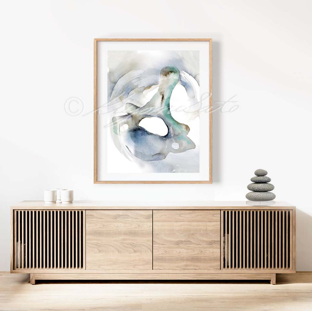 Spinal Canal Abstract Art Poster