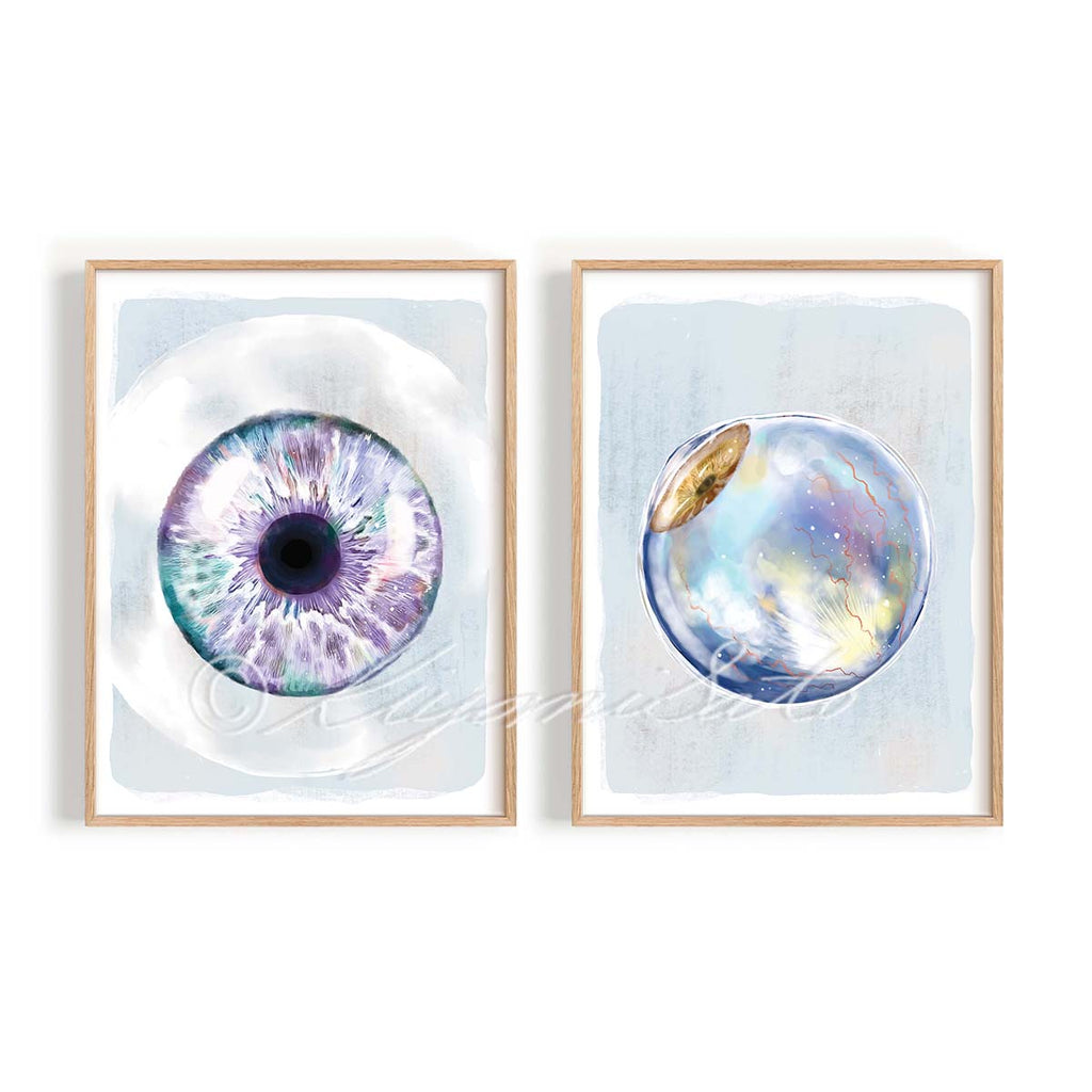 Eye art set of 2