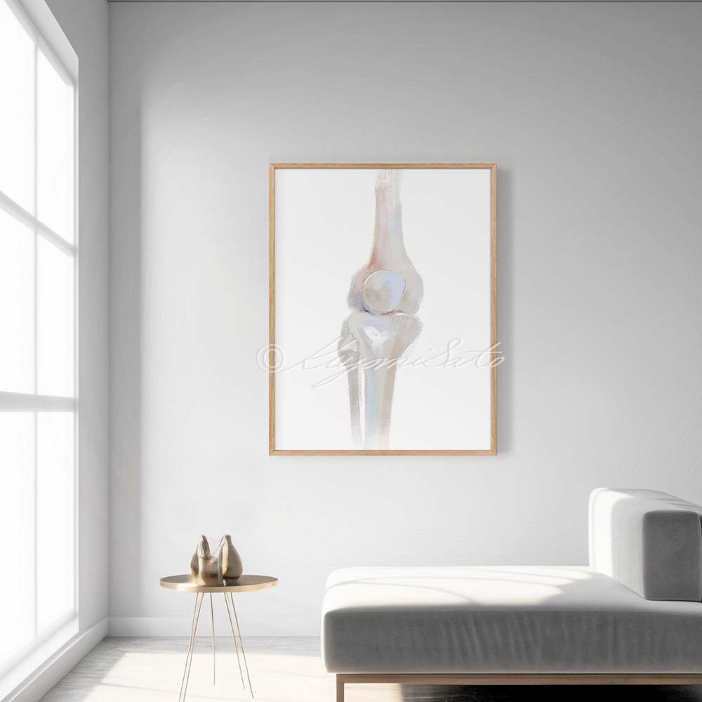 Patella Knee Joint Abstract Art