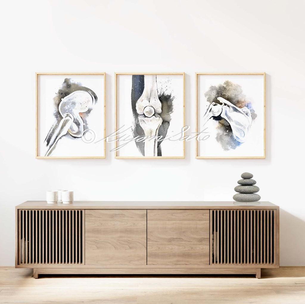Orthopedic Art poster set of 3