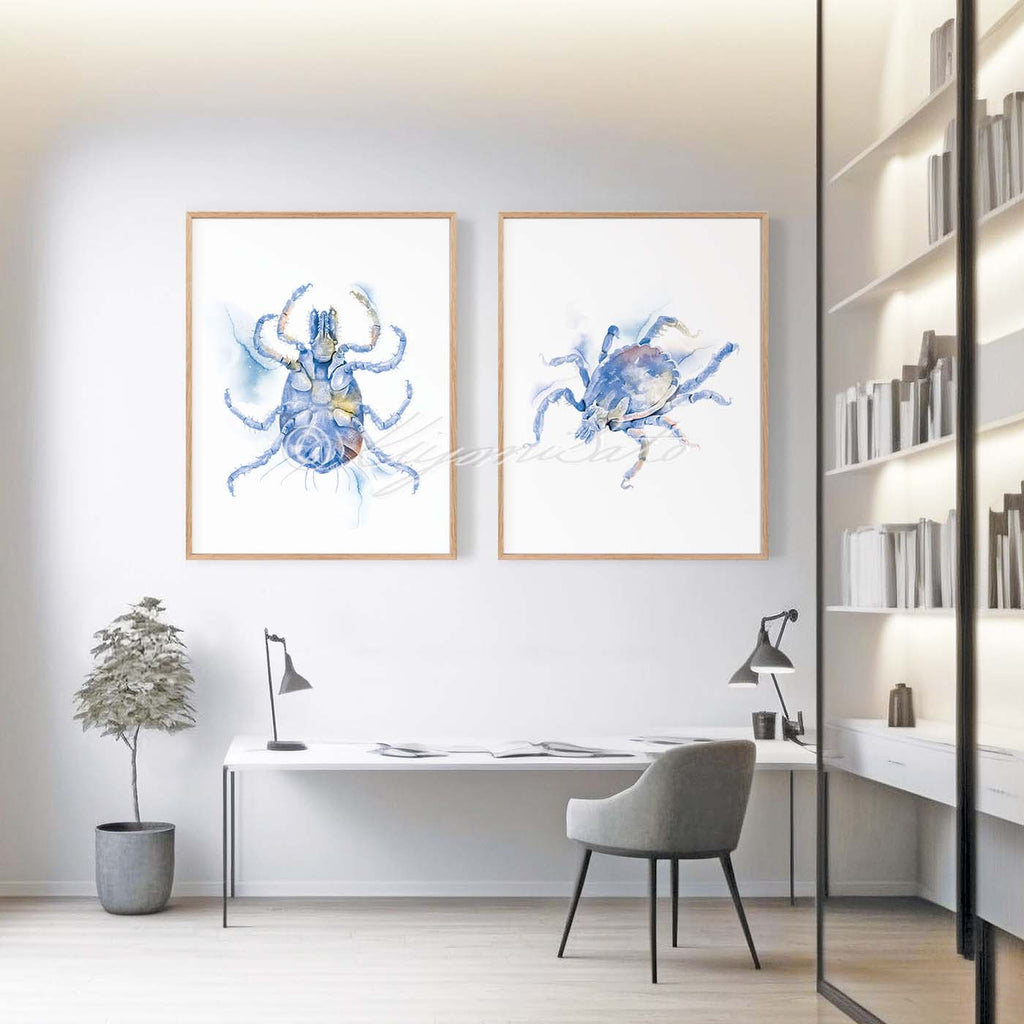 Tick Art Poster Set of 2