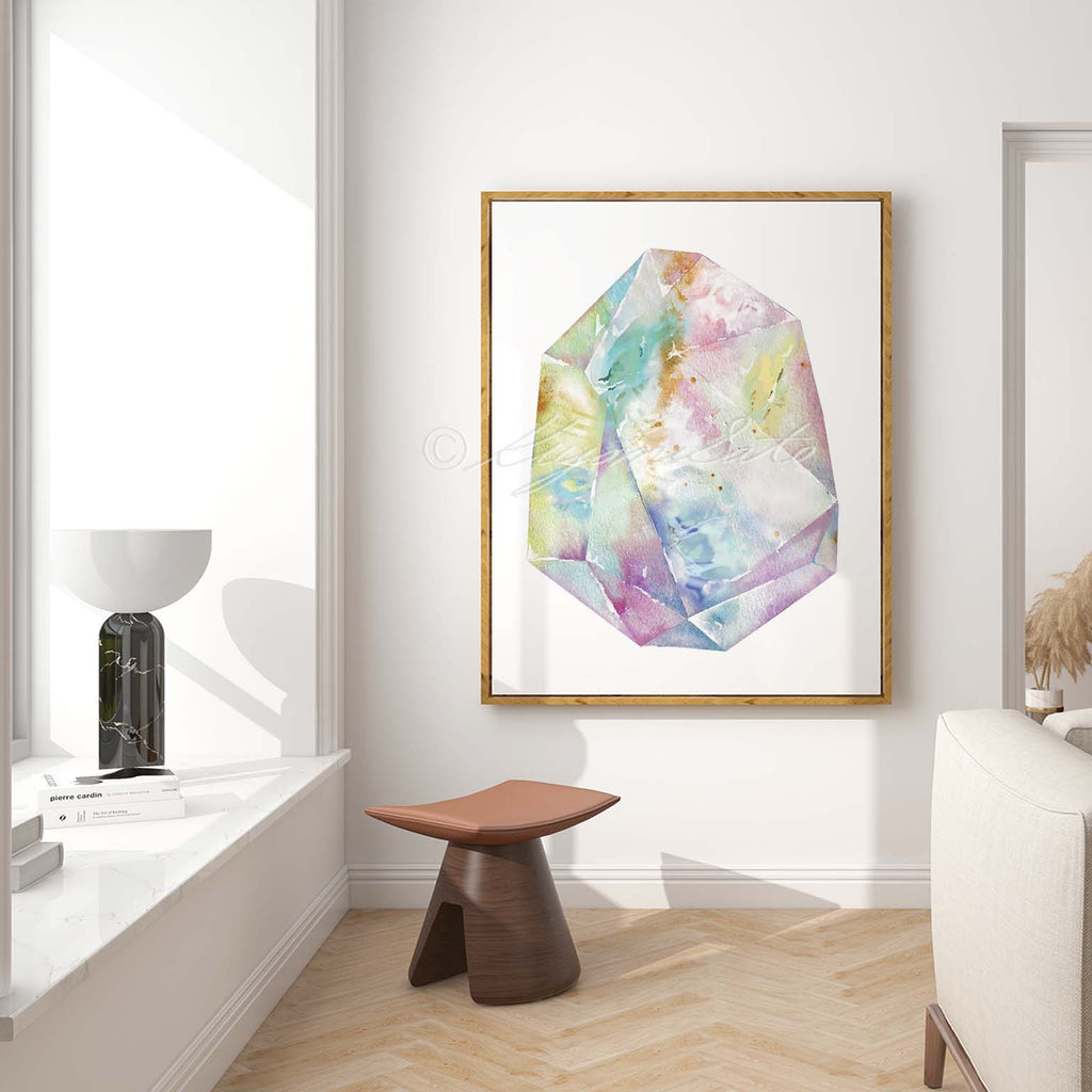 Opal Quartz Crystal Art