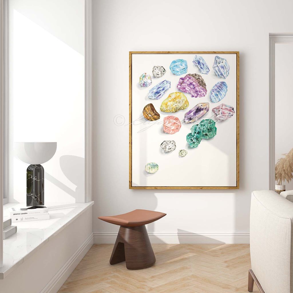 Mineral Stone Collection Art