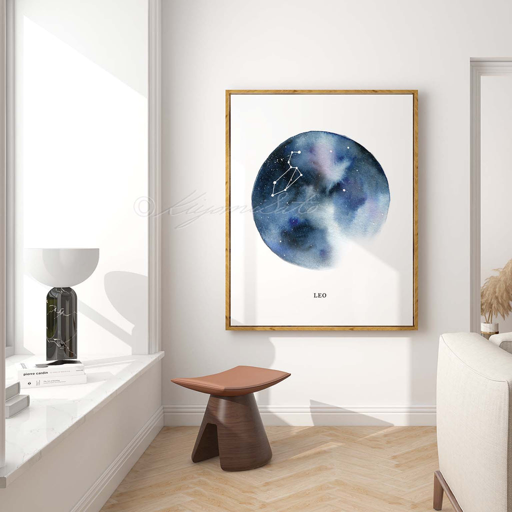 Leo Constellation Art, Astrological sign