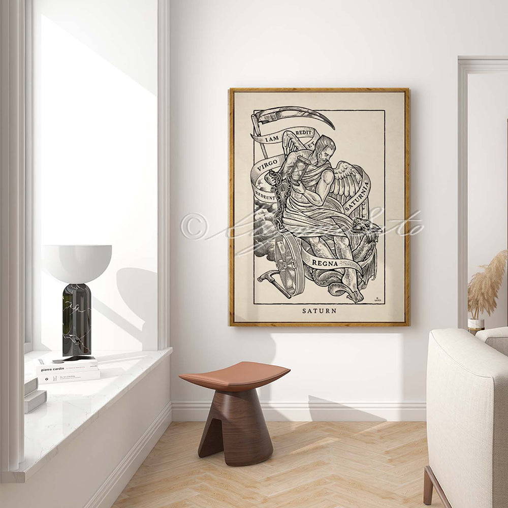 Saturn Art Poster