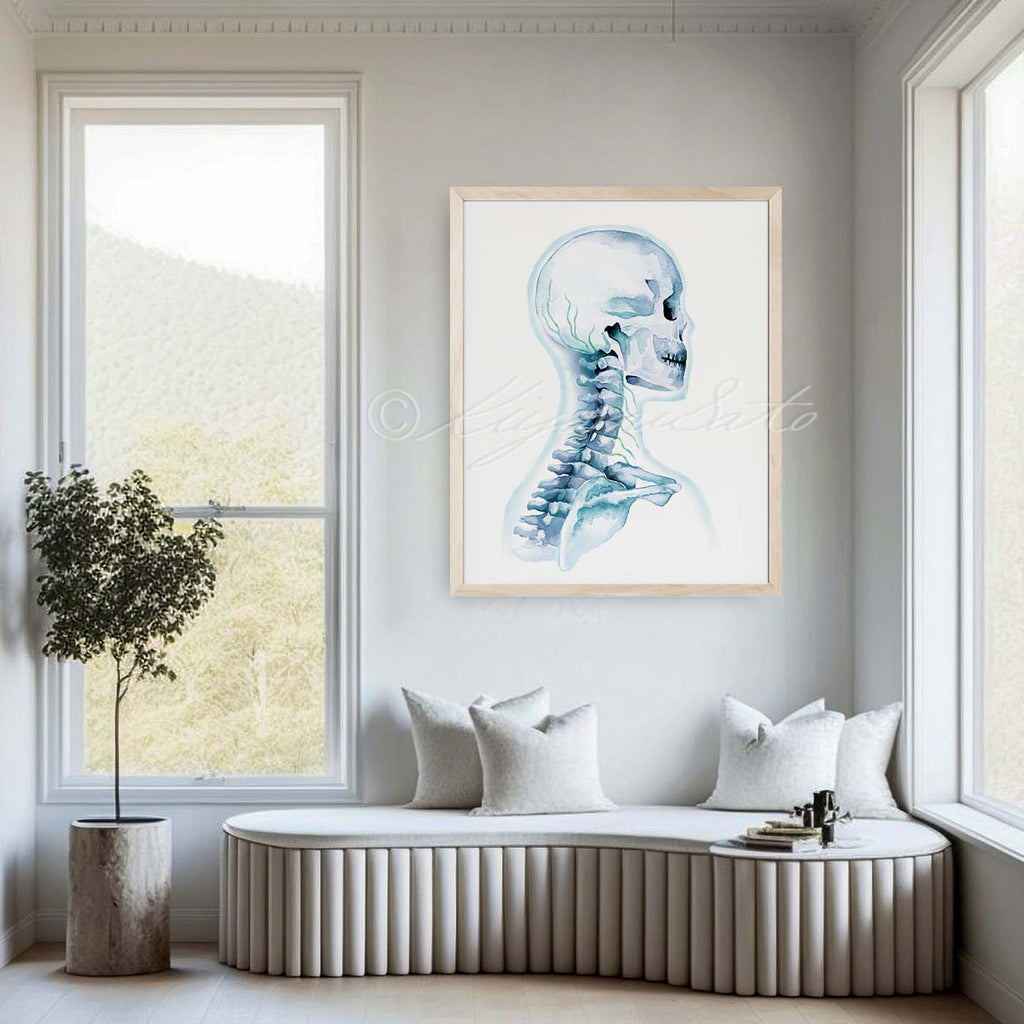 Cervical Nerve Art Poster