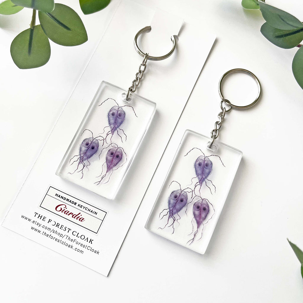 Giardia Key chain