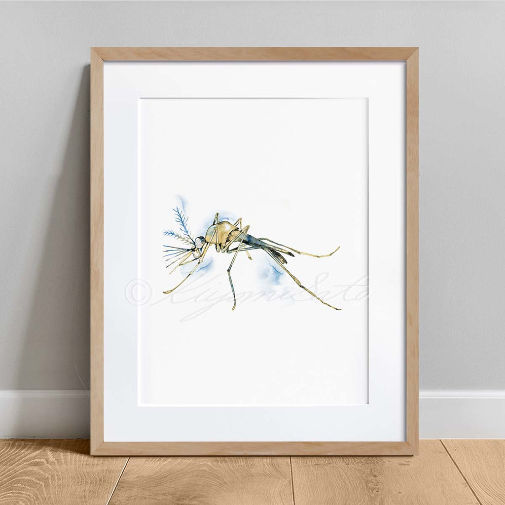 Mosquito Art Poster Set of 2
