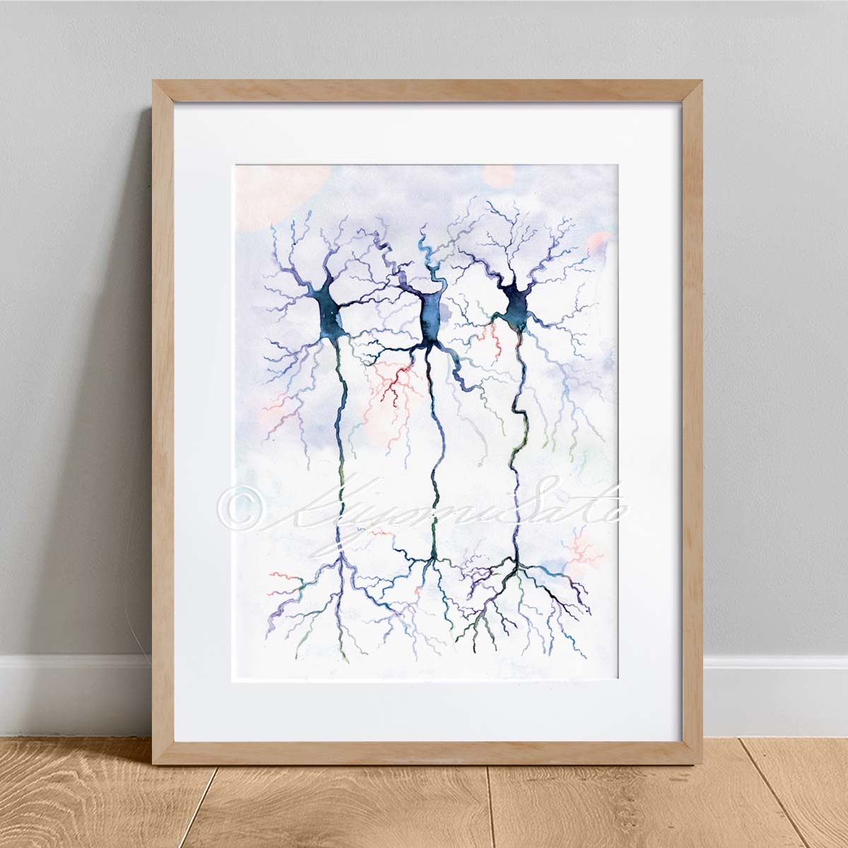 Neurons Cerebral Cortex Art – The Forest Cloak
