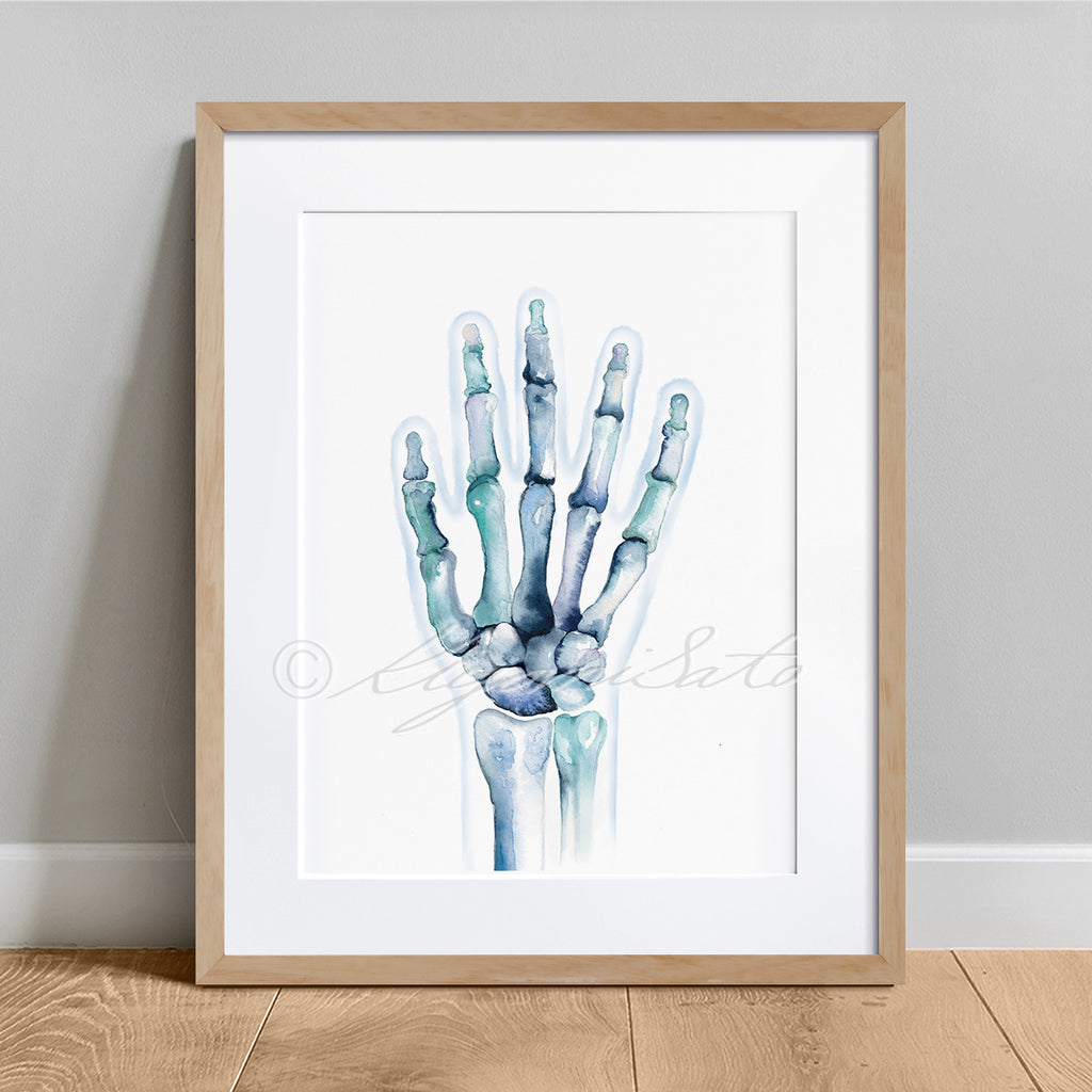 Hand Bones Posters Set of 3