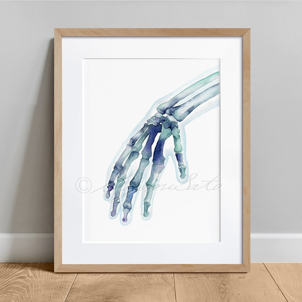 Hand Bones Posters Set of 3