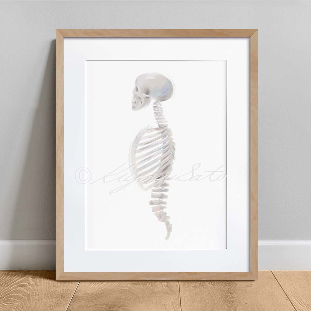 Spine and Rib Cage Art
