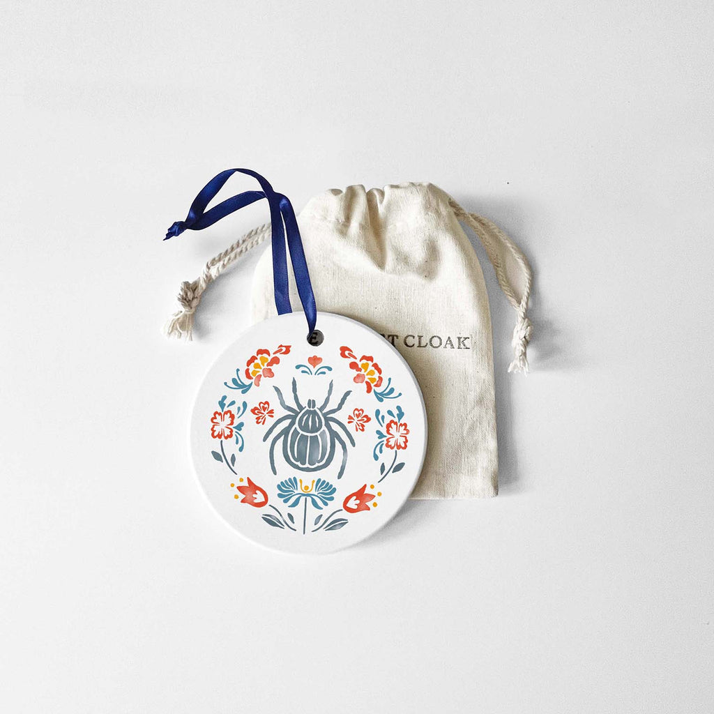 Tick Floral Ornament