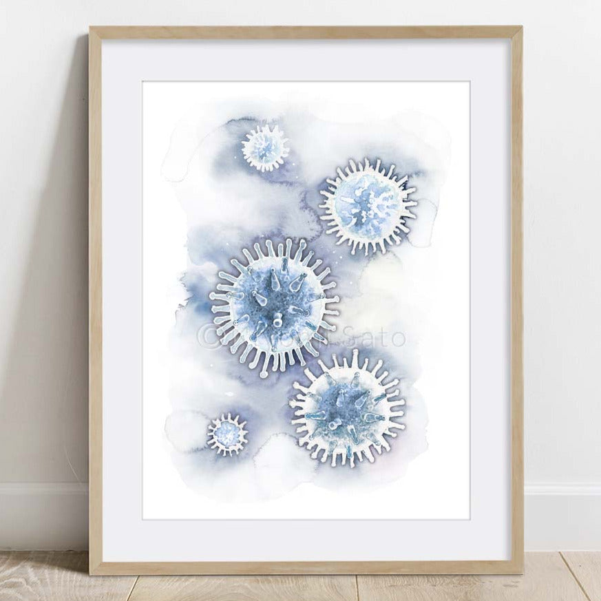 Watercolor RNA Virus