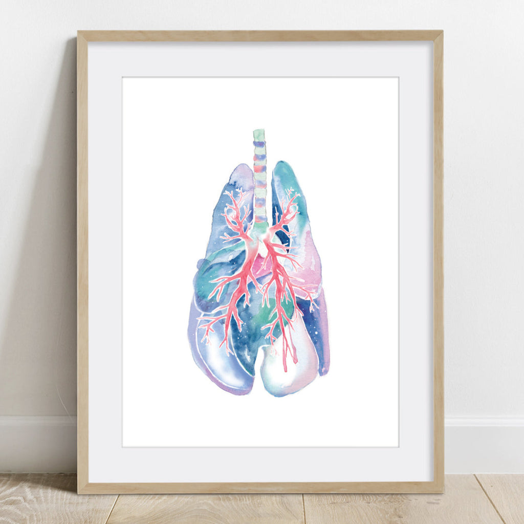 Canine Lung, Dog Anatomy Art