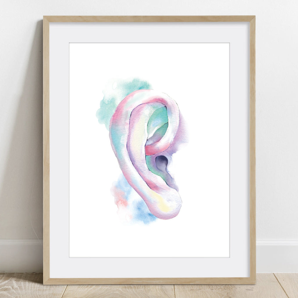 Ear Art Print