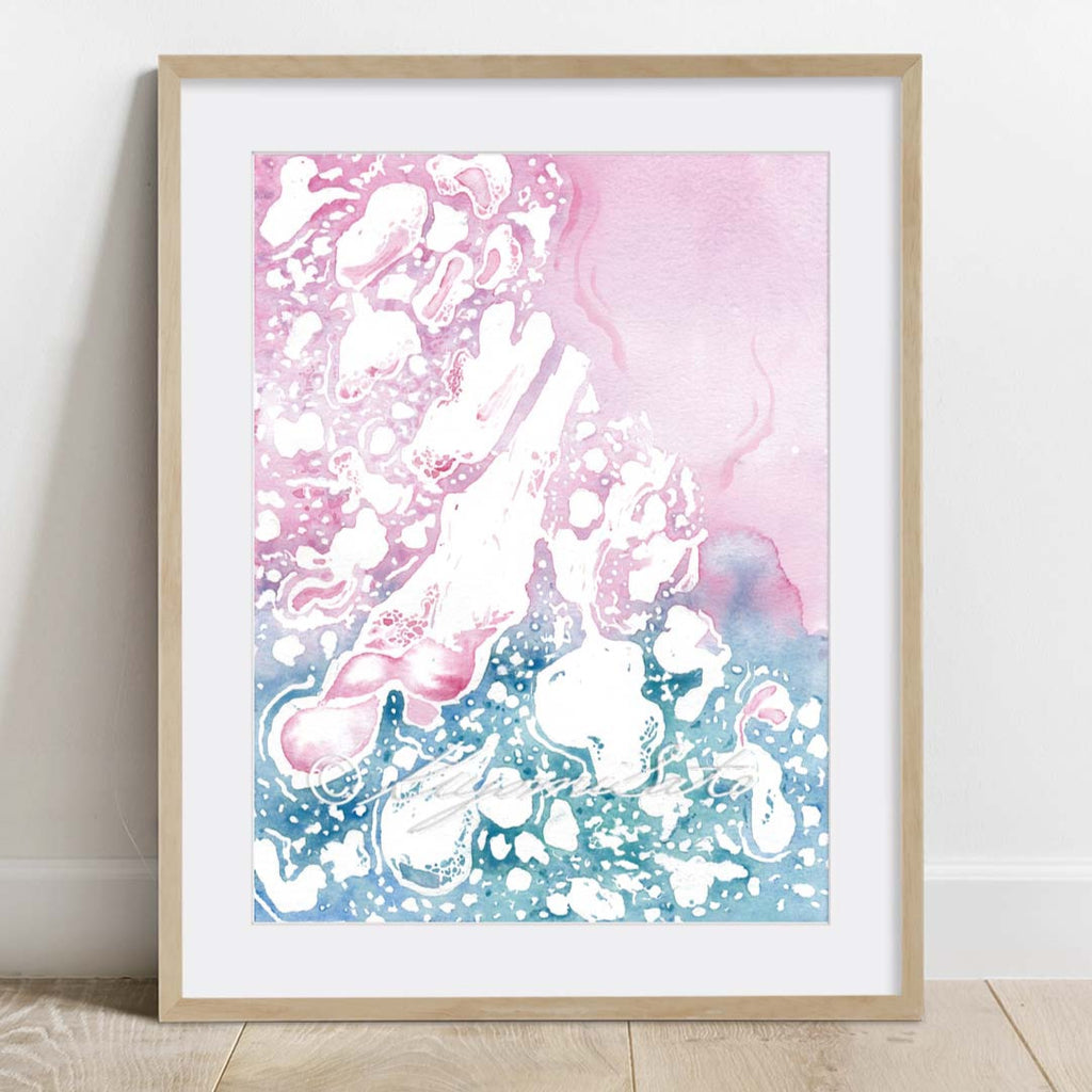 Abstract Bone Marrow Histology Art