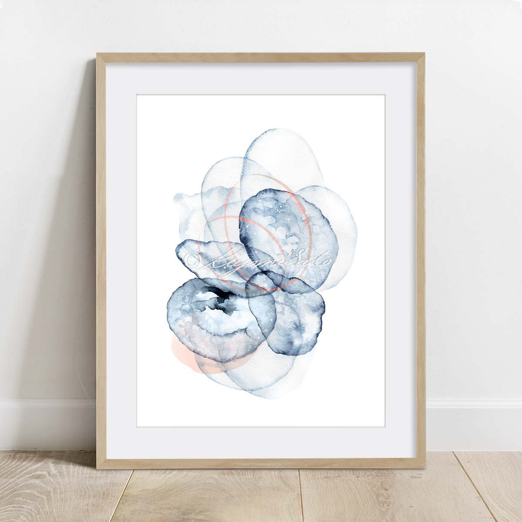 Resting platelets Art Print