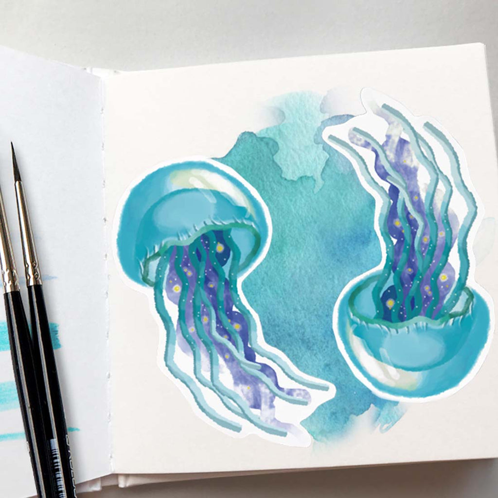 Jellyfish Vinyl Sticker