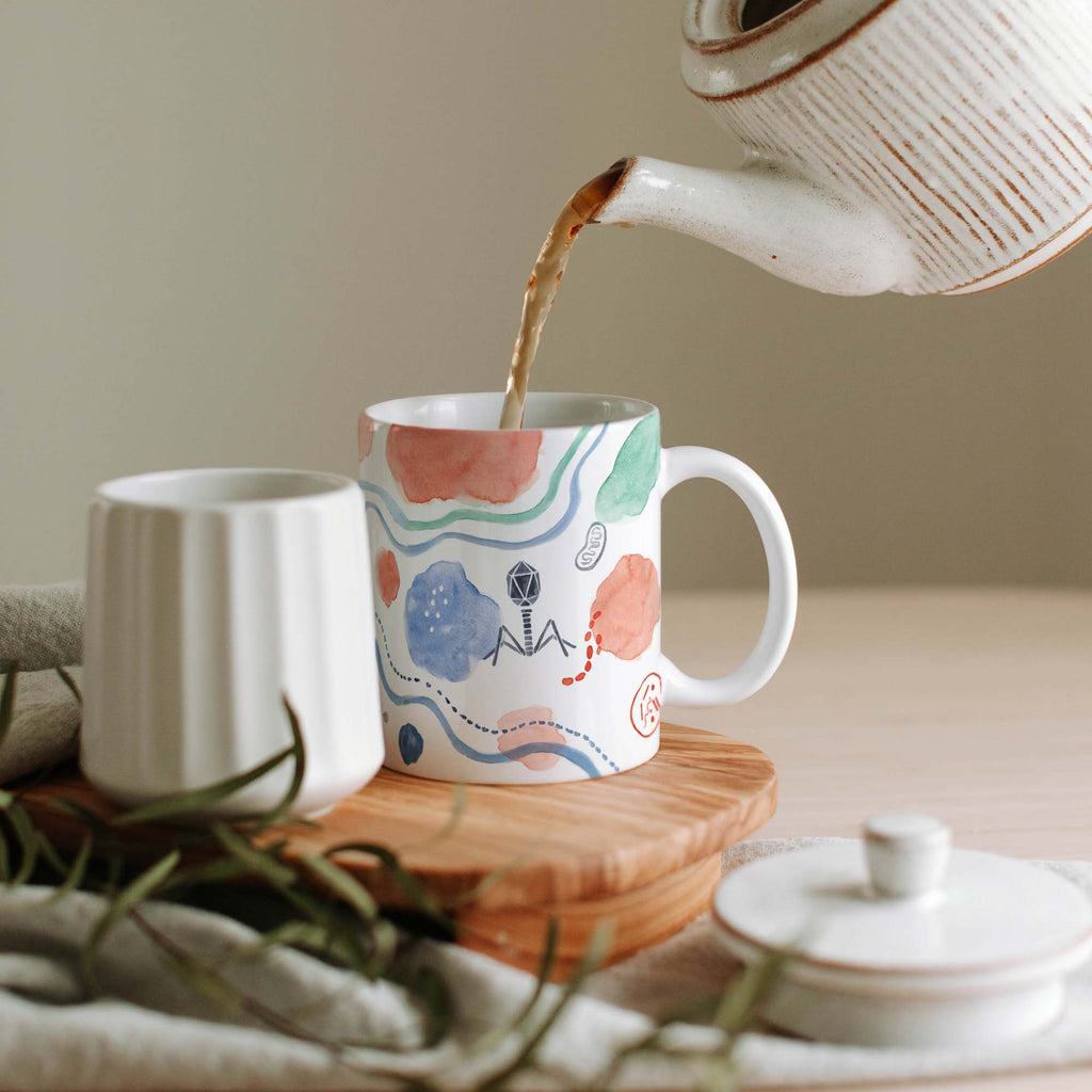 Watercolor Science Porcelain Mug