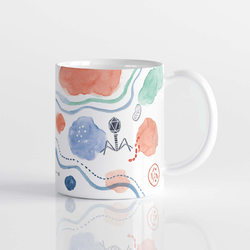 Watercolor Science Porcelain Mug