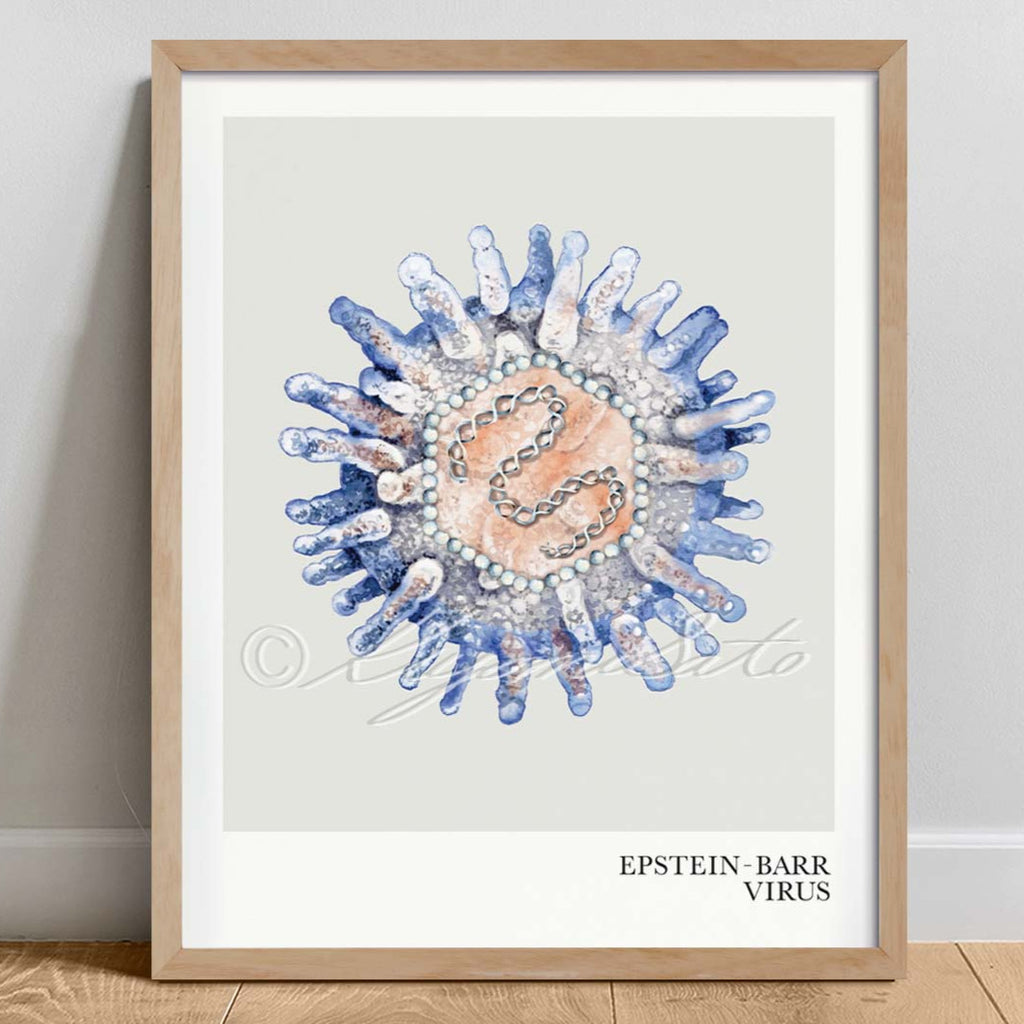 Epstein-Barr Virus Art