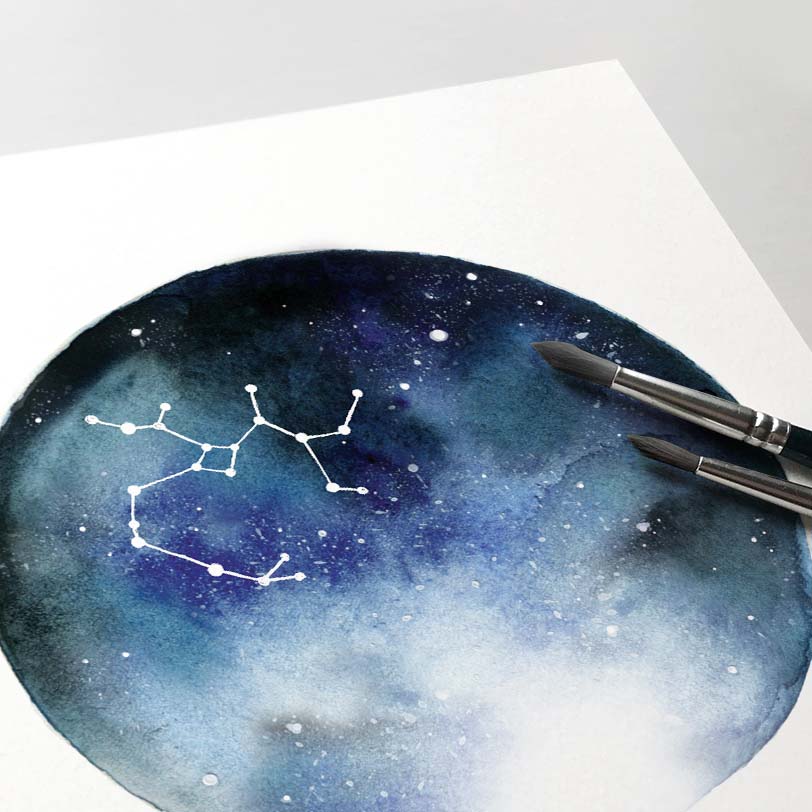 Sagittarius Constellation Print