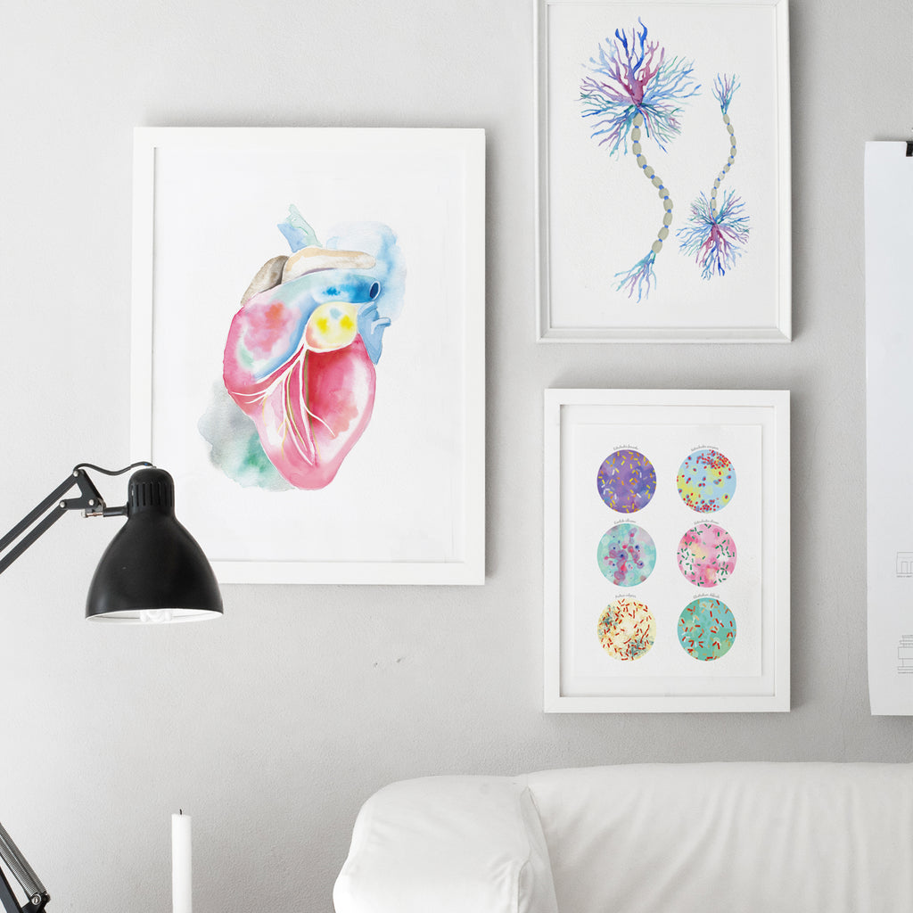 Abstract Art Canine Heart