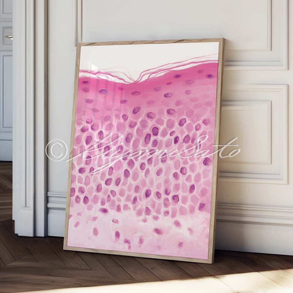 Parakeratosis pathology art print