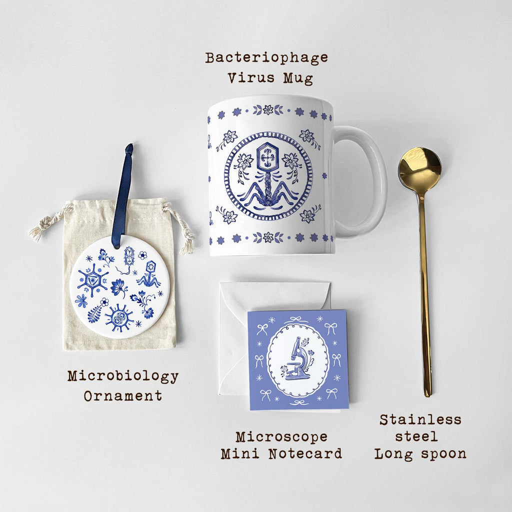 Bacteriophage Virus Mug Gift Box
