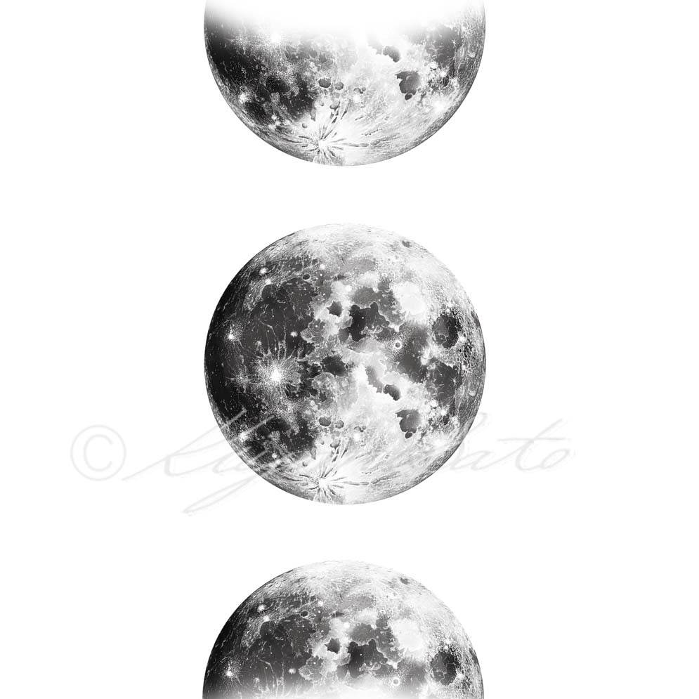 Moon phases Art