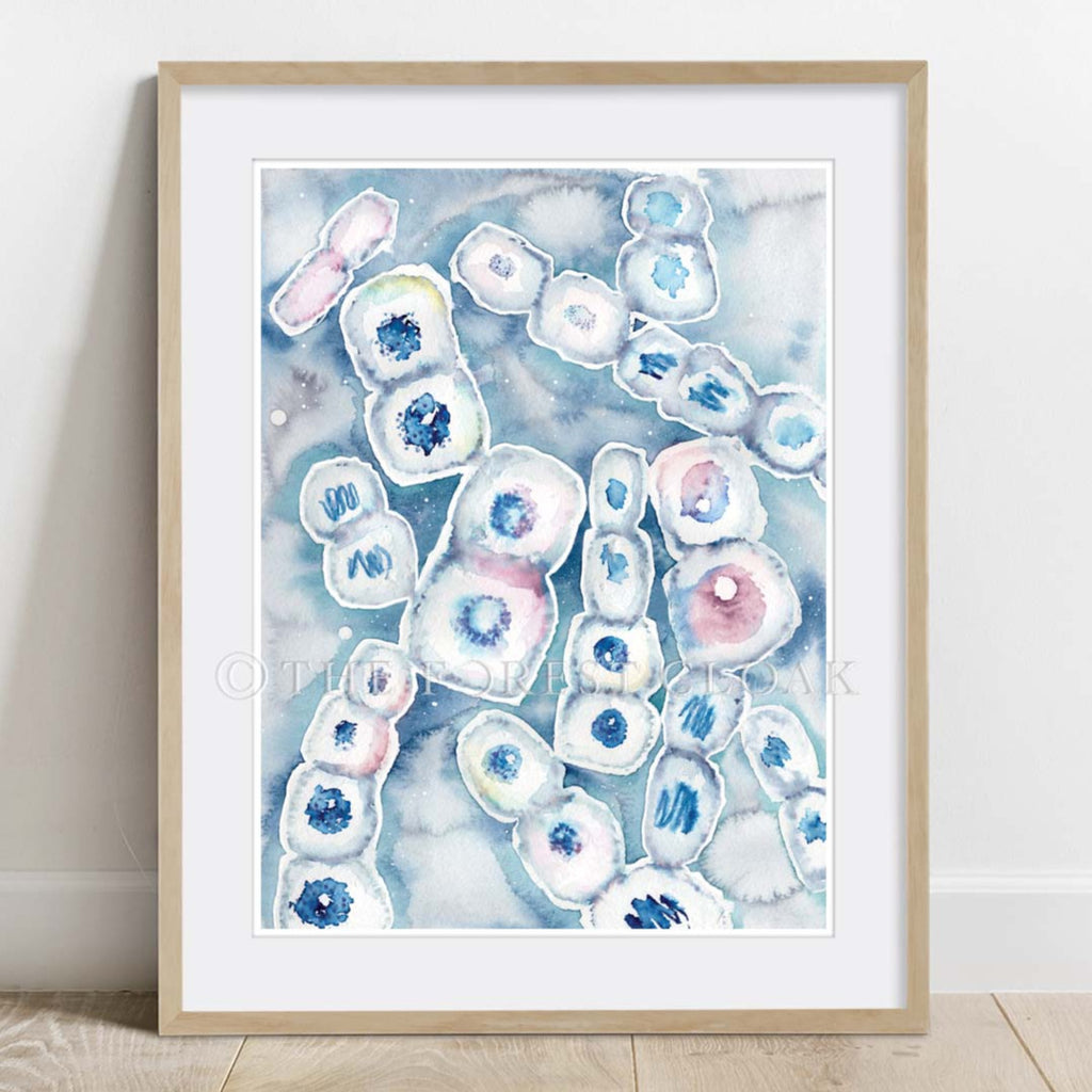 Mitosis Cell Division Abstract Art