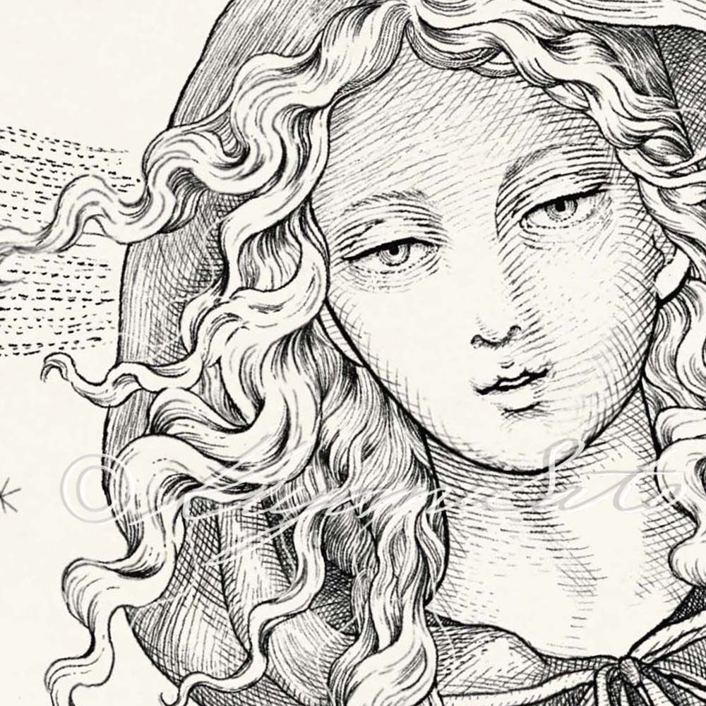 Circe, Greek Myth Art Poster, Orphic Myth Illustration