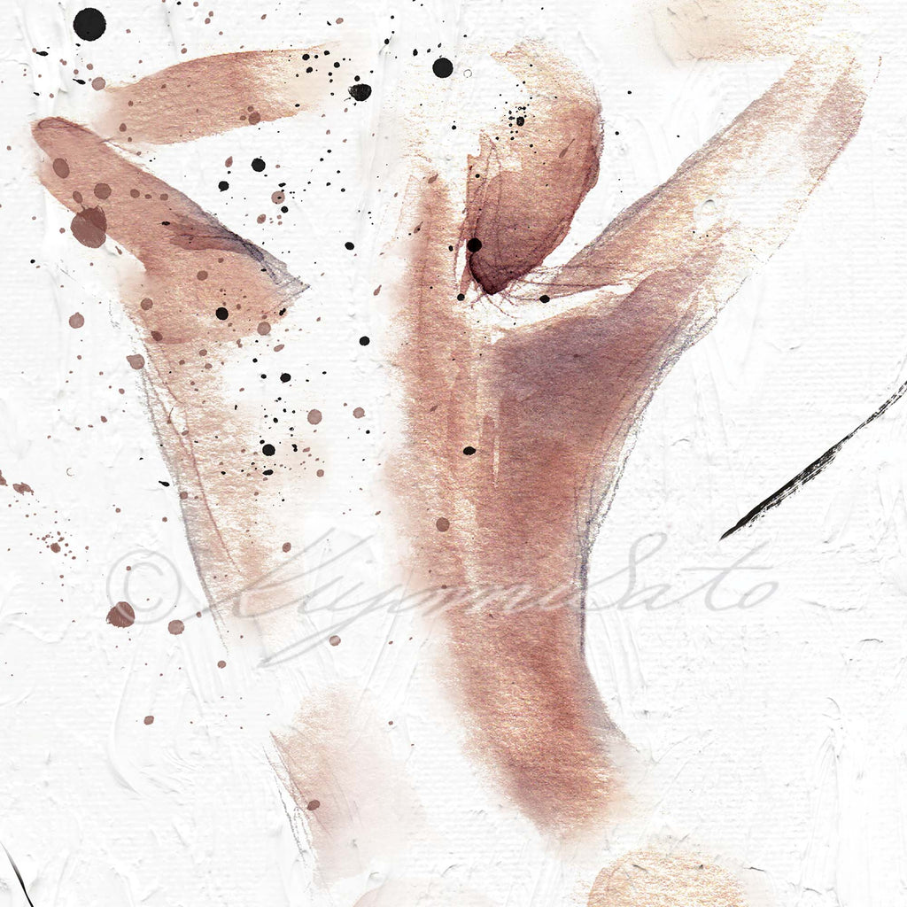 Abstract Body Art Print