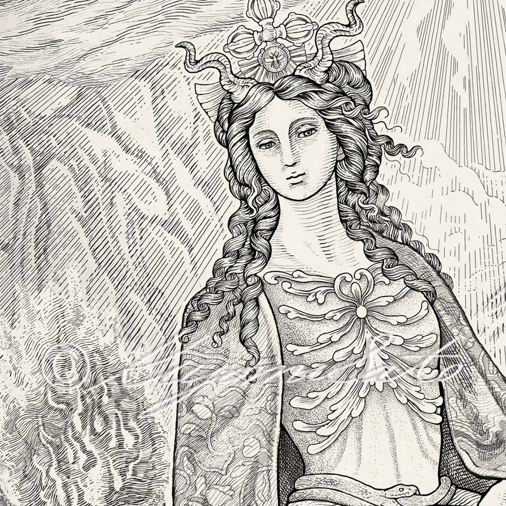 Persephone Greek Myth Art, Queen of the Underworld