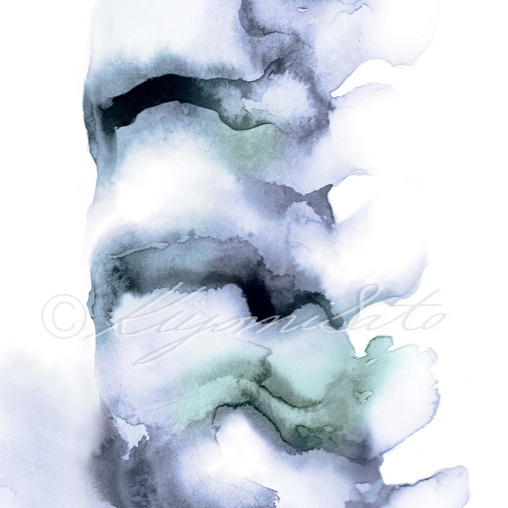 Abstract Vertebrae Spine Art