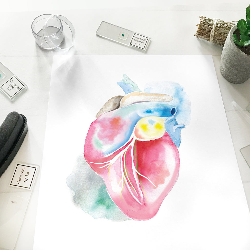 Abstract Art Canine Heart