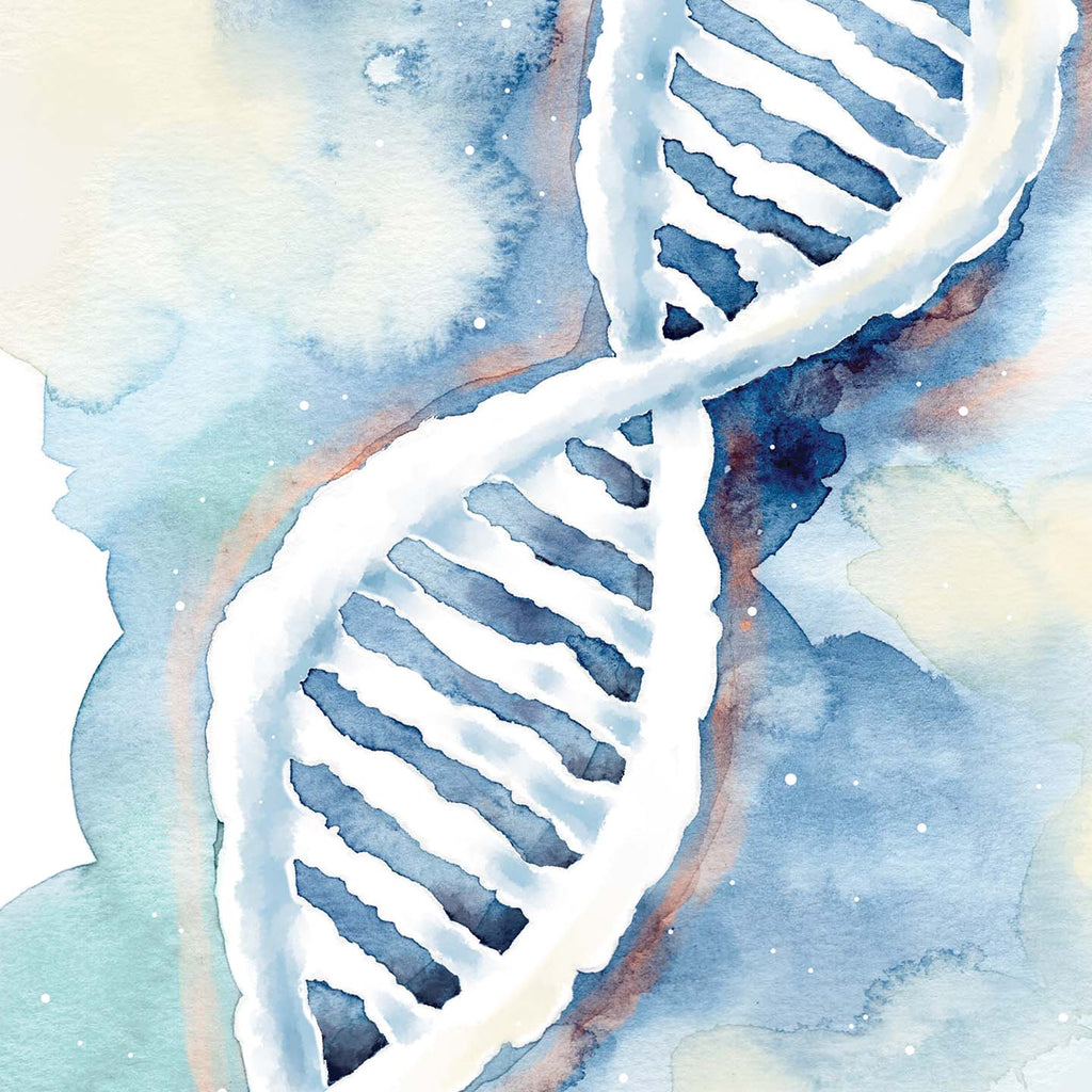 DNA RNA Abstract Art Poster Set