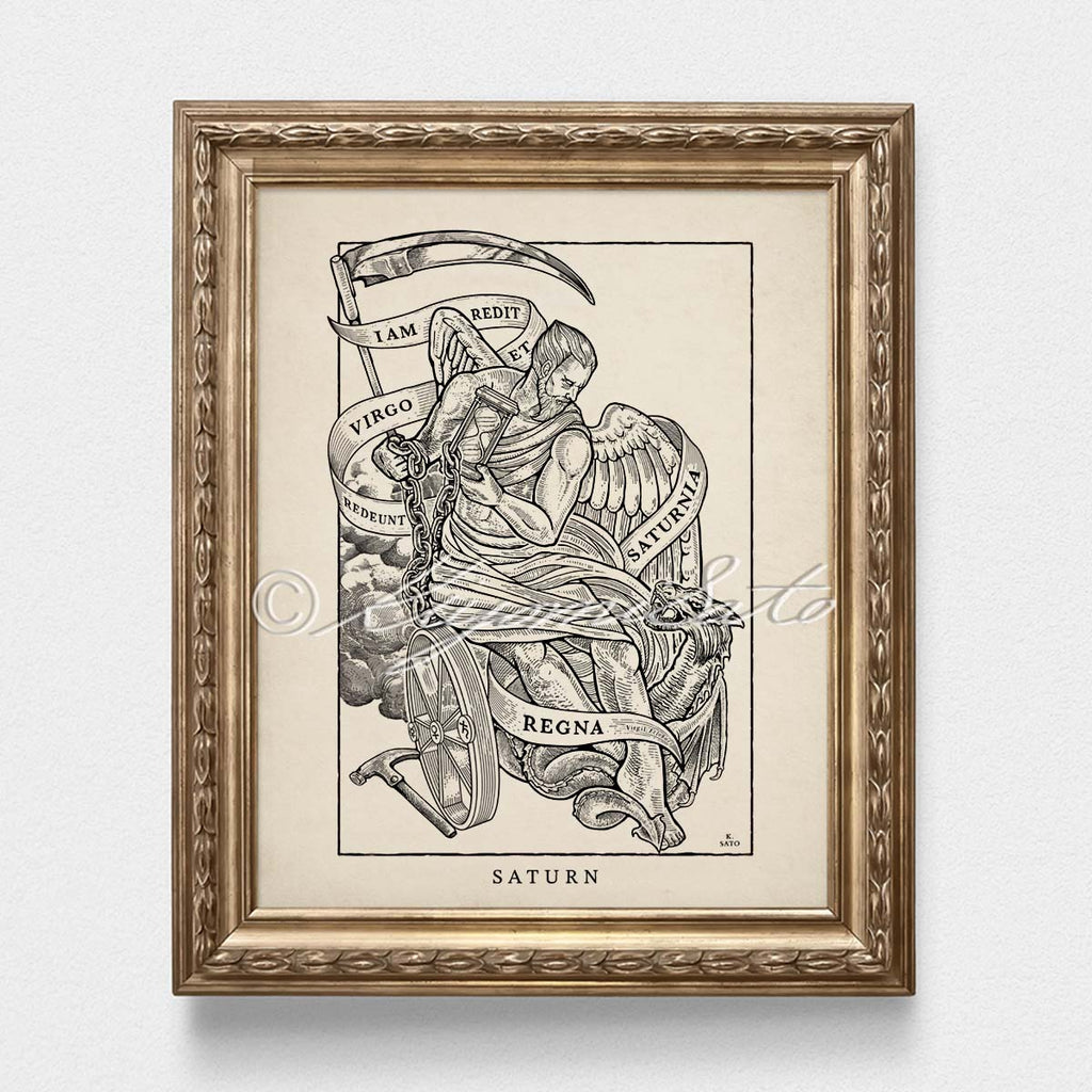Saturn Art Poster