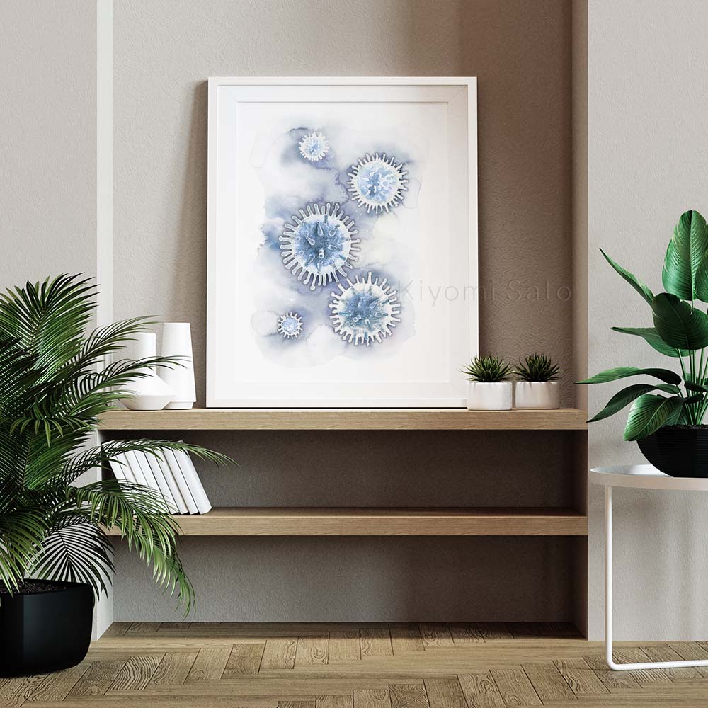 Watercolor RNA Virus