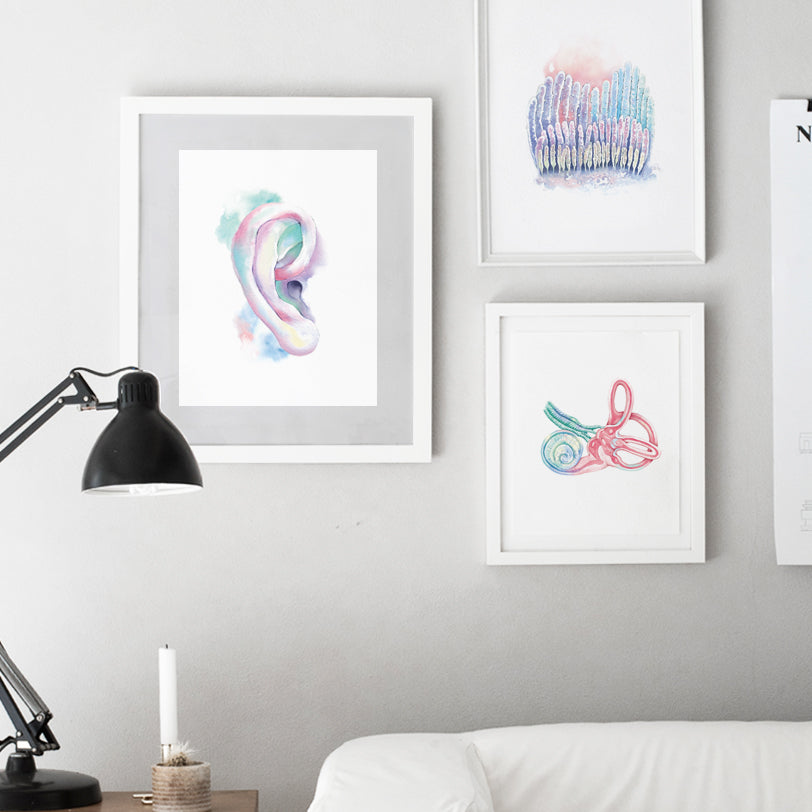 Ear Art Print