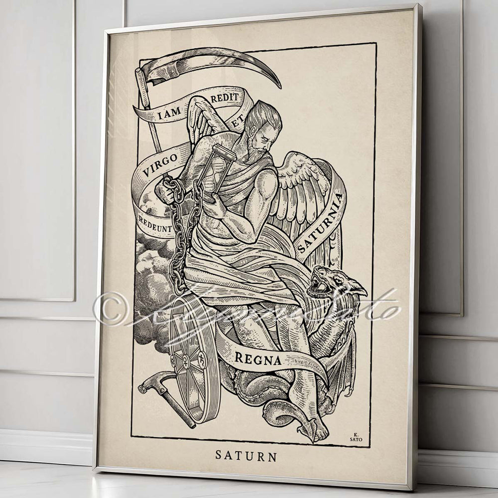 Saturn Art Poster