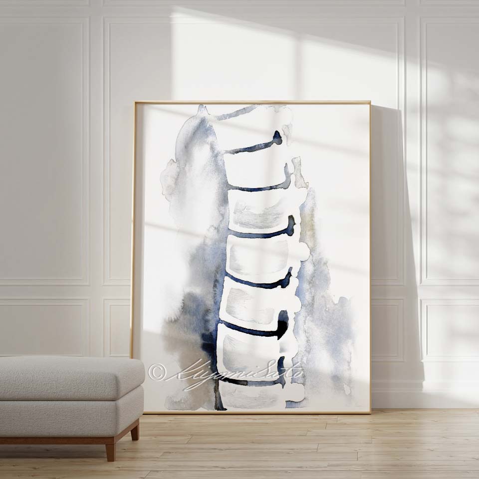 Spine Vertical Art No2