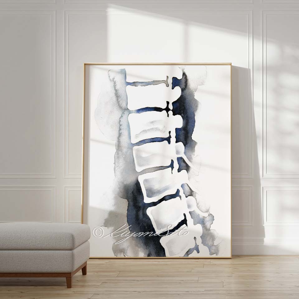Spine Vertical Art No1