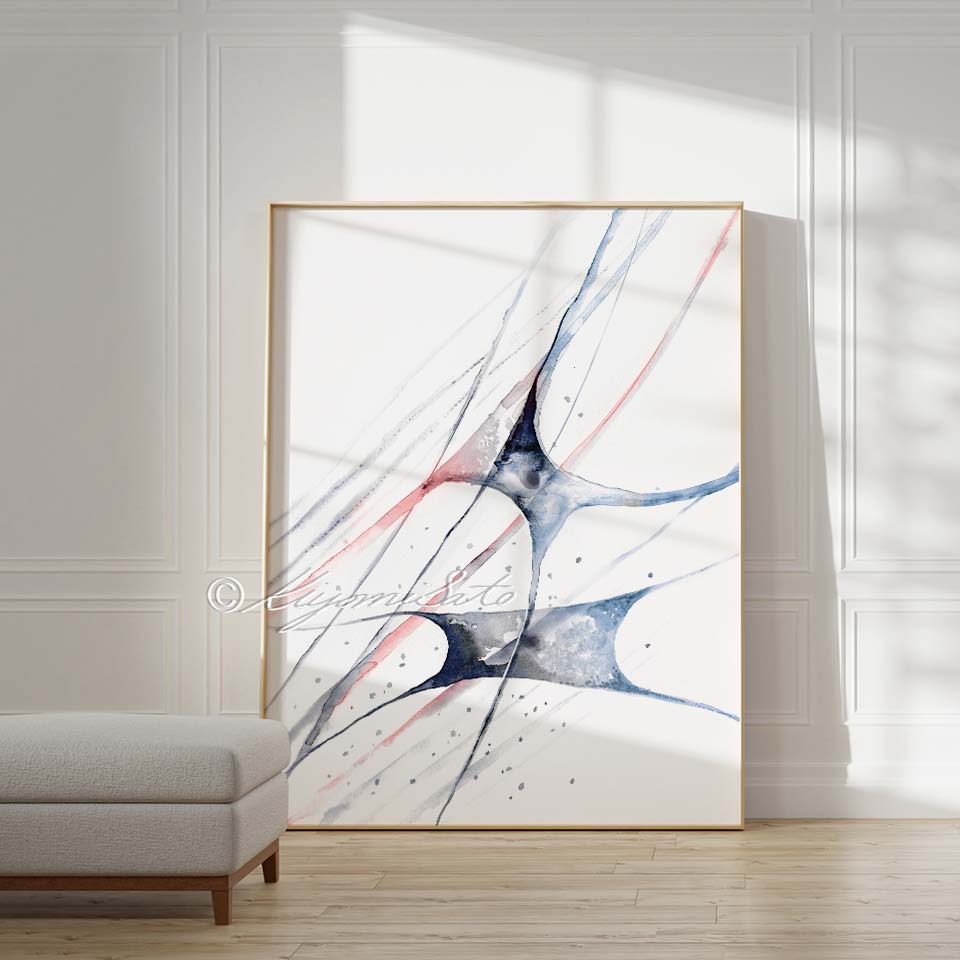 Nervous Tissue Histology Art