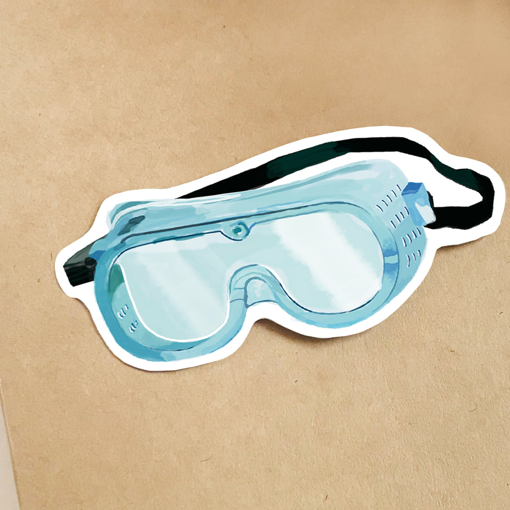 Lab Goggle Vinyl Sticker