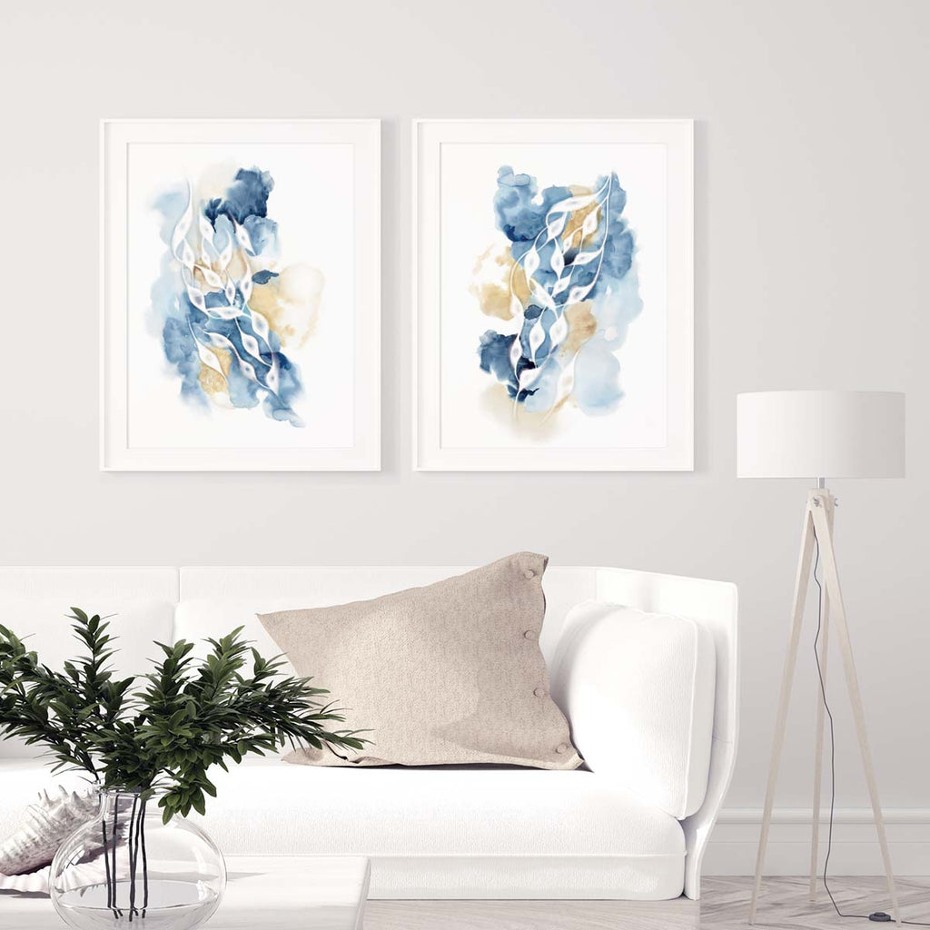 Stem Cells Blue Poster Set of 2