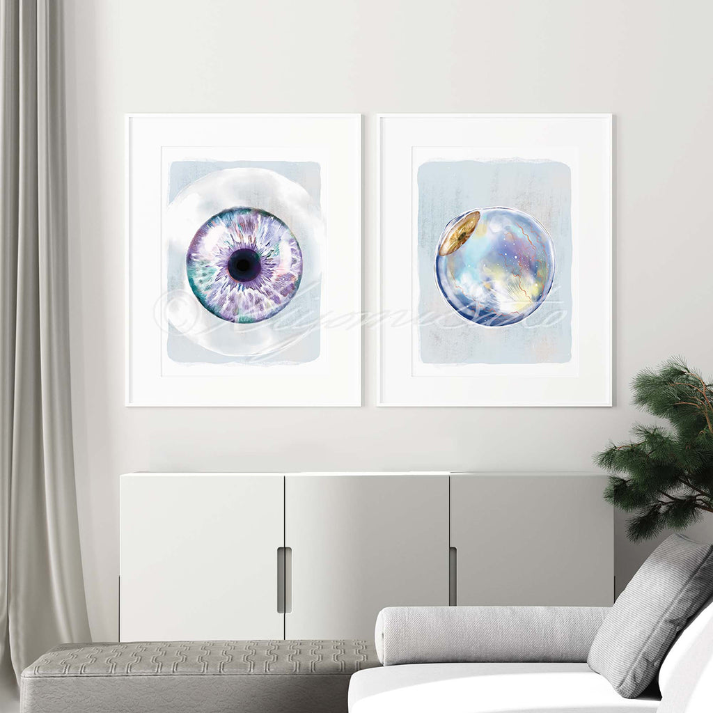 Eye art set of 2