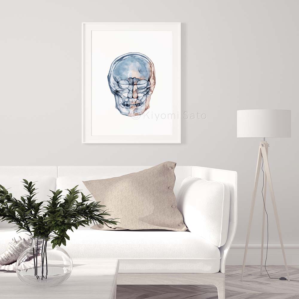 Skull Art Print